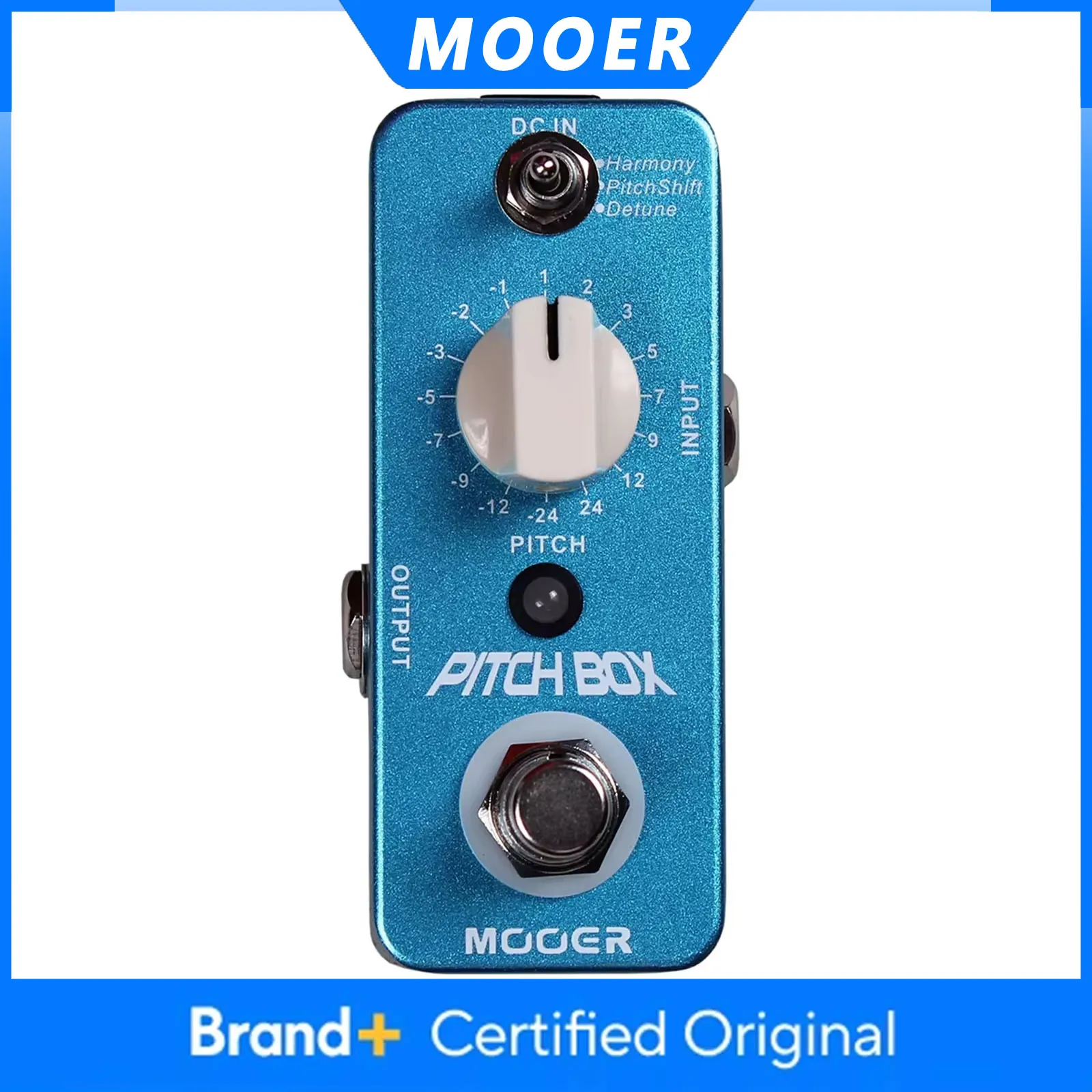 MOOER Guitar Pitch Box Effect Pedal Transpose 3 Effects Modes Harmony/Pitch Shift/Detune Guitar Parts & Accessories True Bypass