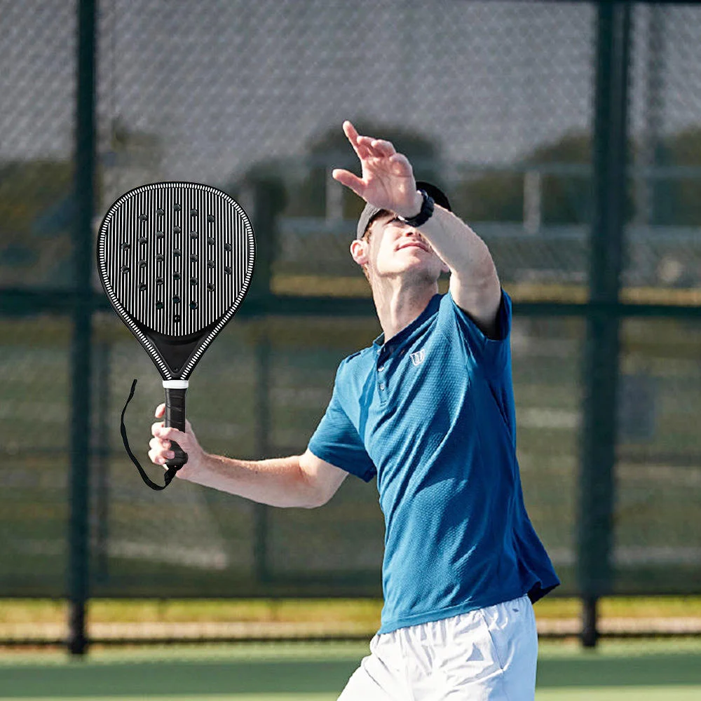 

Custom Diamond Paddle Racket Design EVA Foam Core Padel Bat with Nylon Net for Recreational Players