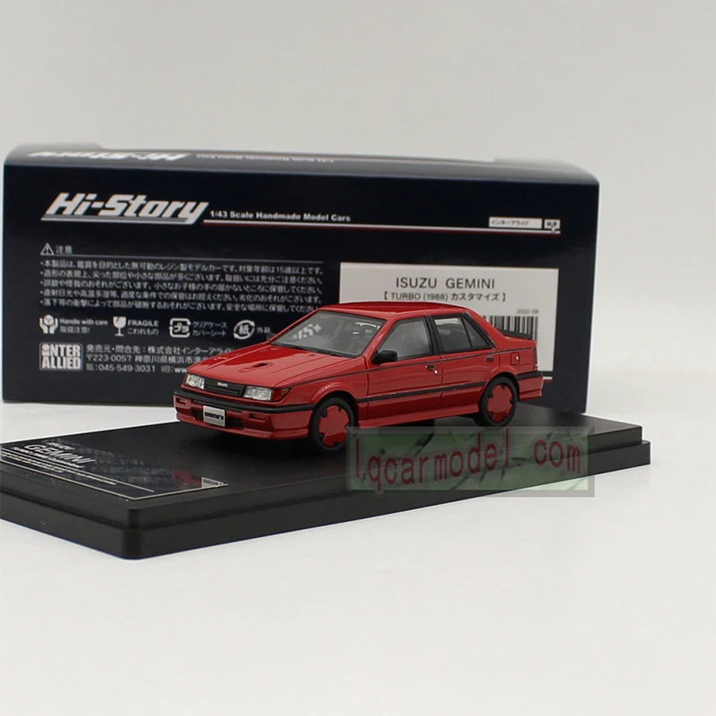 

Оригинальный масштаб 1:43, GEMINI Turbo 1988, имитация смолы, модель автомобиля, статический дисплей, Коллекционная игрушка, подарок, сувенирное украшение