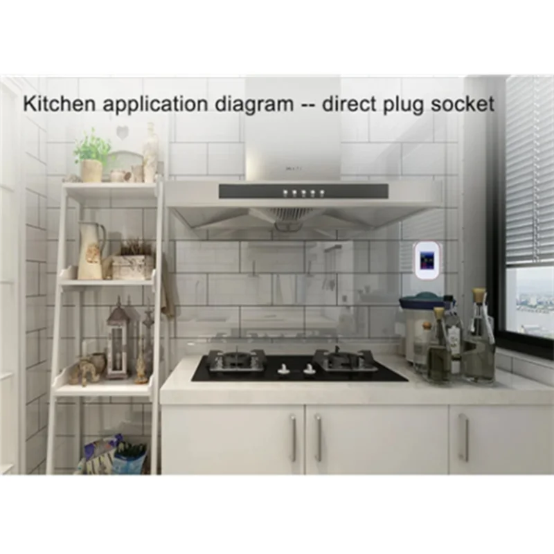 -ABGQ Tuya Smart Life CH4 Methane Natural GAS CO Leak Carbon Monoxide Detector WIFI Combustible Leakage Coal Home Alarm Sensor U