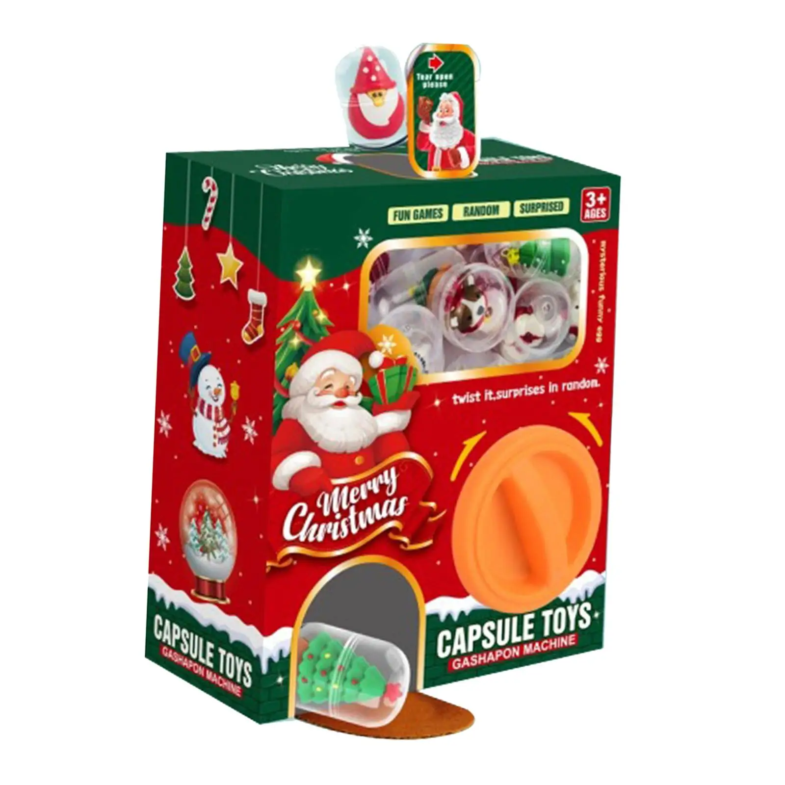 Christmas Toy Vending Device Funny Mini Christmas Egg Claw Machine Christmas Vending Machines for Children Toddlers
