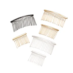 10pcs/Lot 10/12/15/20 Teeth Metal Wire Hair Comb Base For DIY Handmade Hair Clip Accessories Wedding Jewelry Making Decorative