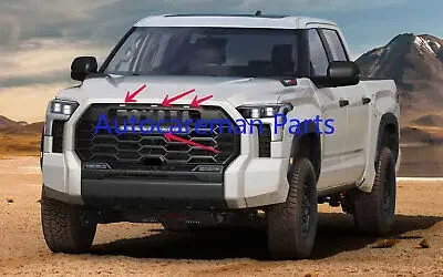 Pasuje do 2022 Toyota Tundra TRD PRO przedni grill listwa LED i 3 bursztynowe światła
