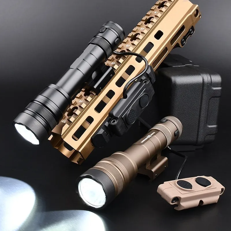 WADSN Defensi REIN-Micr1.0 Tactical Flashlight 1300Lumen Weapon AirsoftLight AR15Rifle ScoutLight Mount For20mm mlok KeymodRail 