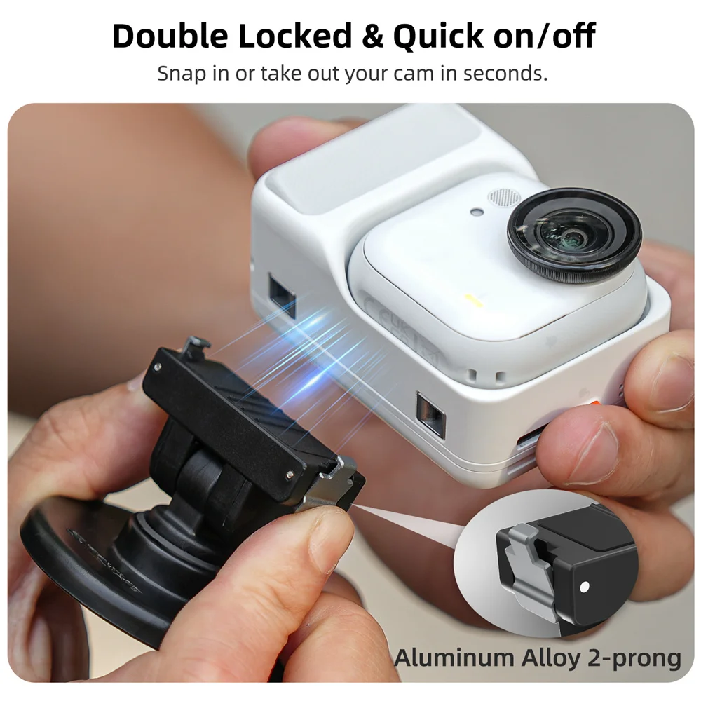 Sunnylife Magnetic Base Mount For Insta360 GO Ultra Multifunctional Magnetic Mount Adjustable Bracket Base Adapter Tripod Camera