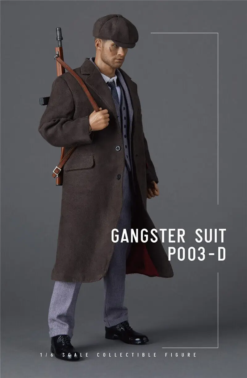 

PP-TOYS P003 D 1/6 Scale Male Sodier British Retro Gangster Suit for 12'' Figure