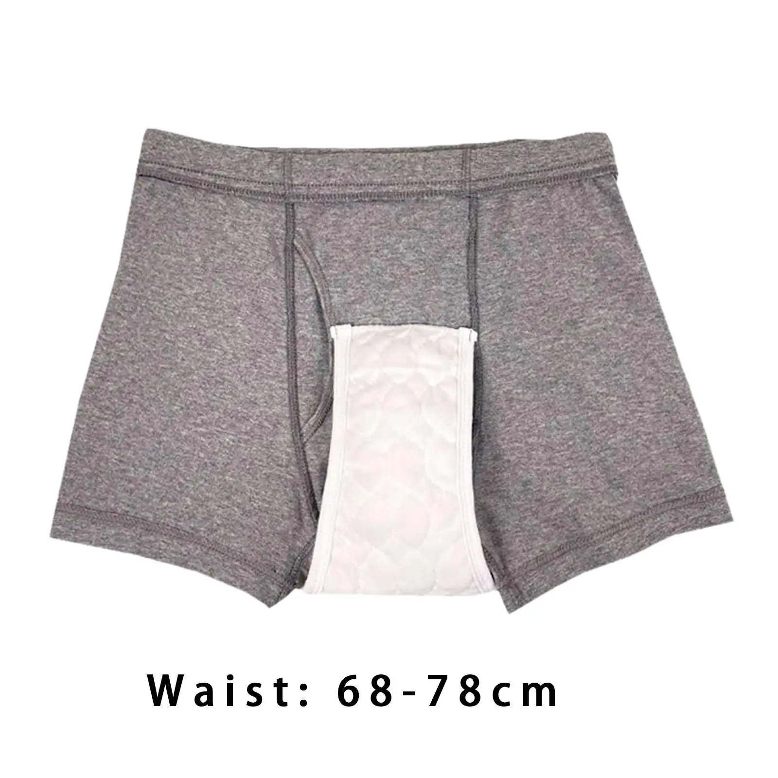Men Diaper Pants Super Absorbent Leakproof Washable Adult Underwear Reusable Incontinence Briefs for Senior Comfort