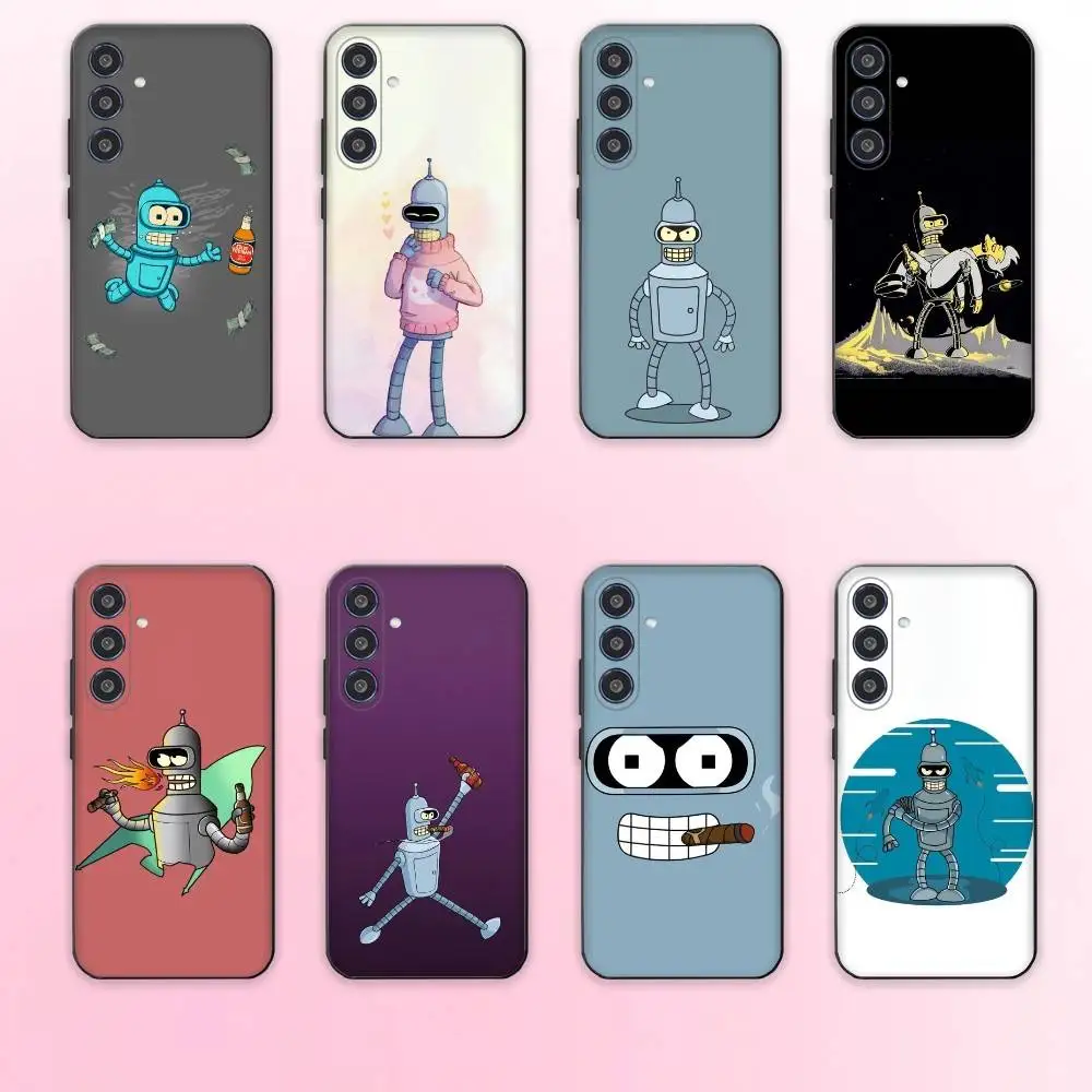

F-Futuramas Anime B-Bender Phone Case For Samsung Galaxy A73,A72,A71,A70,A53,A52,A51,Others Soft Black Cover