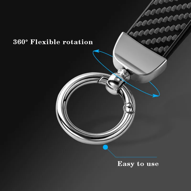 Car Carbon Fiber Keychain Zinc Alloy Keyrings Accessories For BMW X1 X2 X3 X5 X4 X6 X7 G30 G20 G32 G11 G12 F40 F30 F20 F10 F34