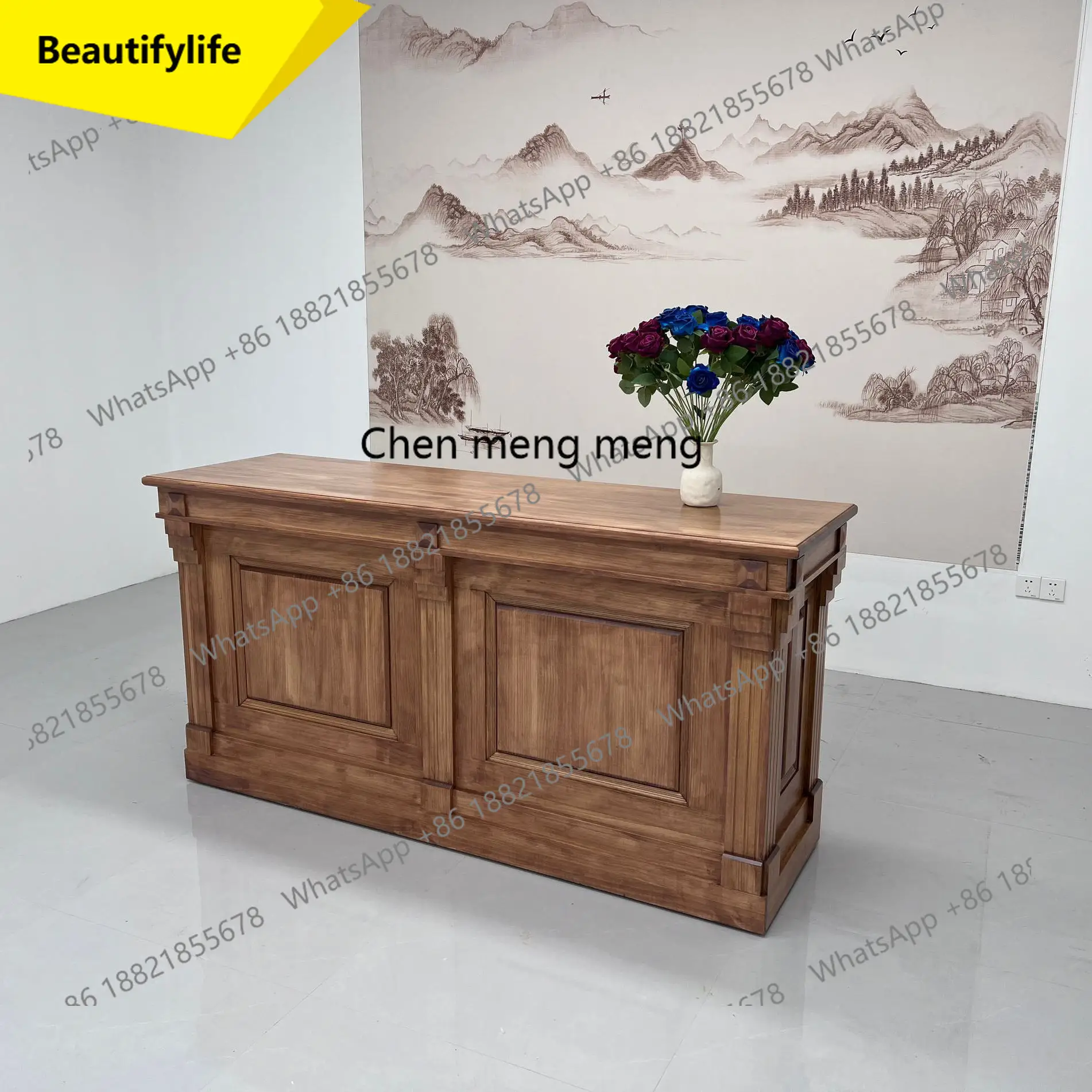 M46 Bar abad pertengahan Prancis, bar grill, halaman checkout, bar toko pakaian, konter Nakajima