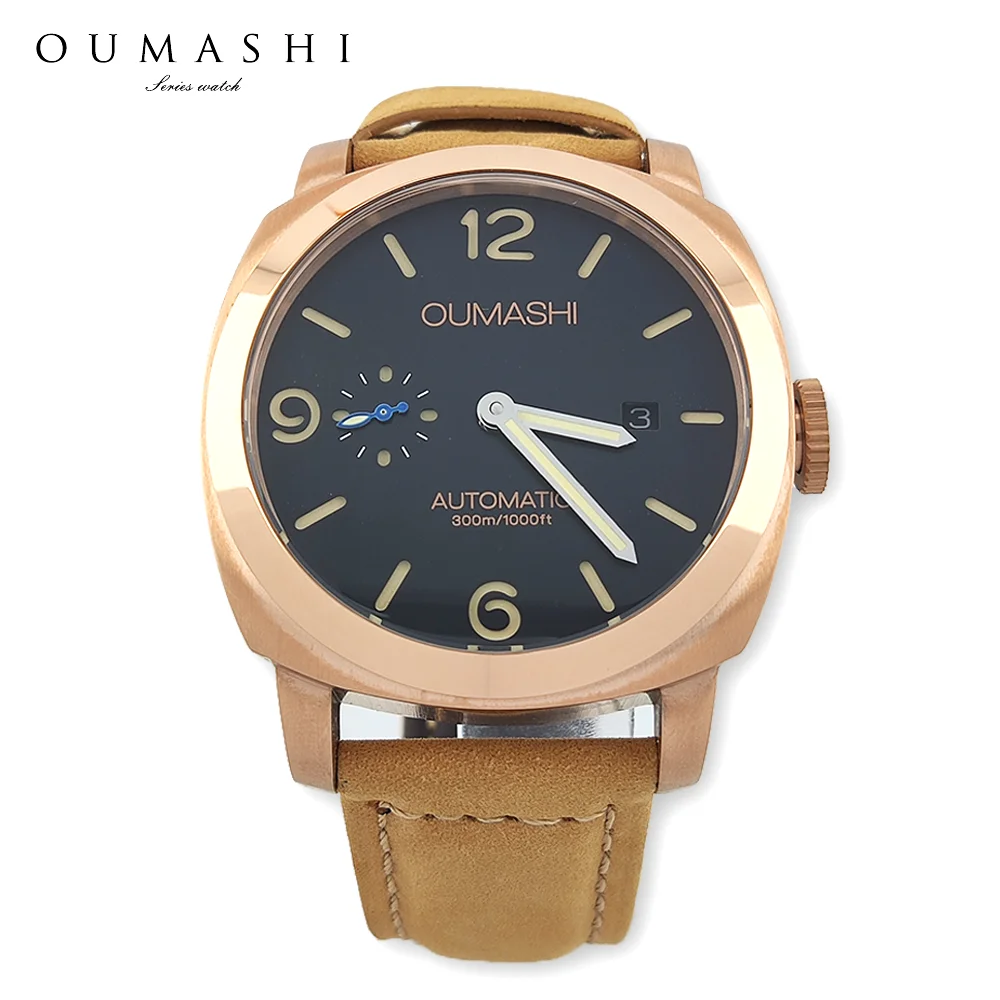 

45mm Men's watch 10ATM waterproot Stainless Steel case Mineral glass Casual Men's Vintage Mechanical wristwatch ST2555 watch