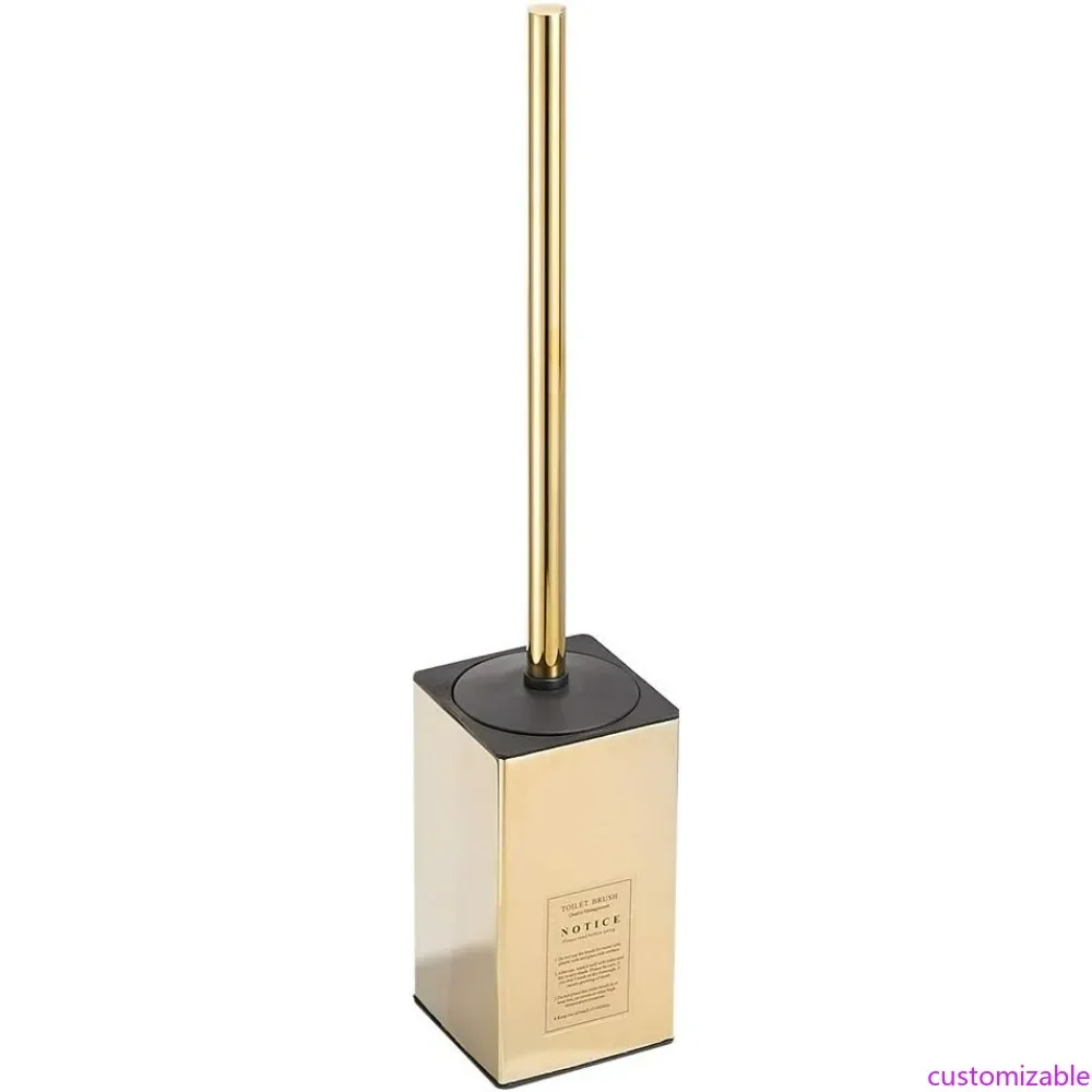 

Stainless Steel Toilet Brush Holder - Square Design for Bathroom Storage and Rust Resistance