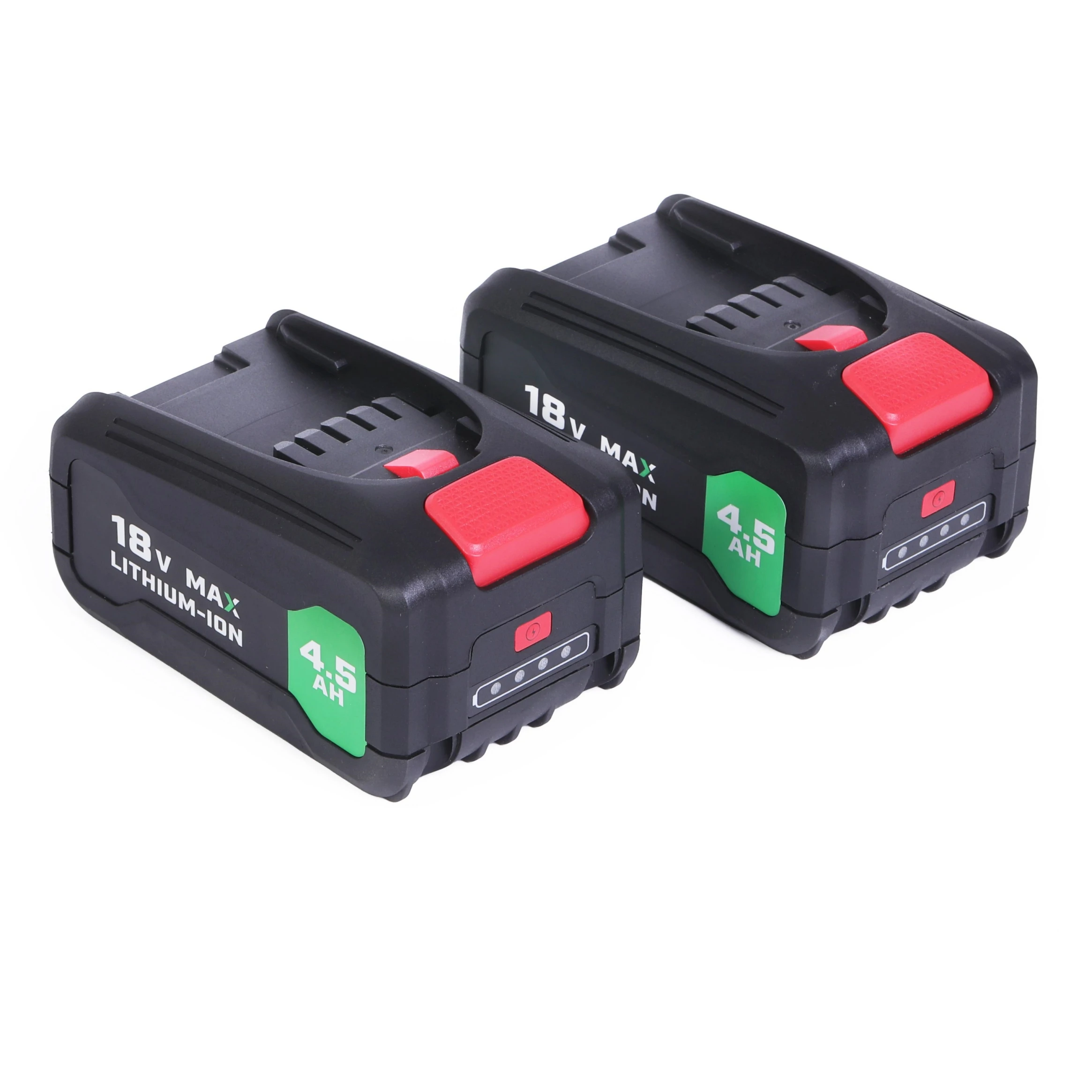 2 Pack New 18V 4.5Ah Lithium-Ion Battery Akku for Power4All PBA 18V for Bosch 18V Home and Garden Tools