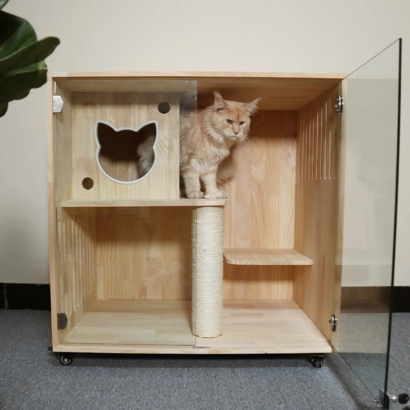 

Small cat villa pet cat nest cat climbing frame