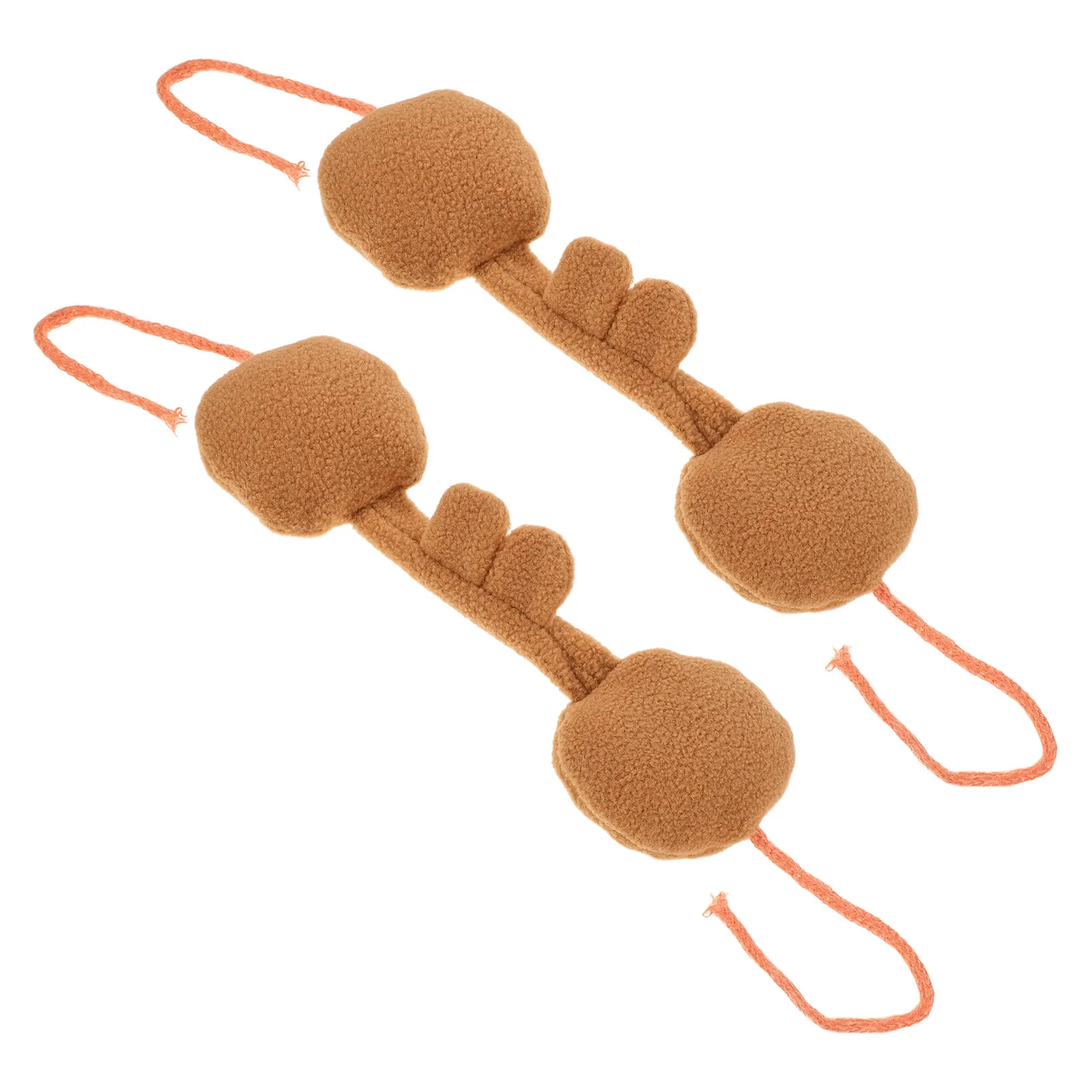 

2 шт. мультяшные грелки для ушей, зимние аксессуары для одежды, мягкие мини-накладки на уши для 4-дюймовых кукол, мини-зимний наряд