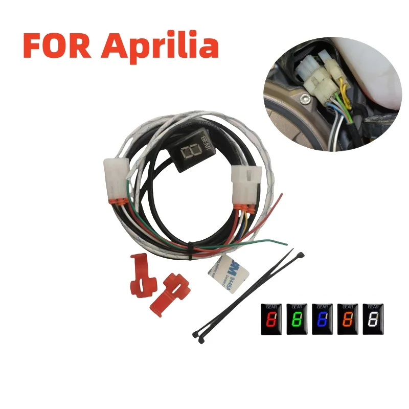 Gear Indicator For Aprilia Caponord 1000  RS 125  RSV Mille Tuono SL 1000 Falco Motorcycle Accessories 1-6 Level Speed Display