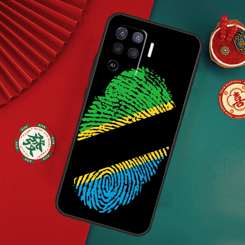 Tanzania National Flag For OPPO A17 A16 A15 A54 A74 A94 A53S A57S A77 A52 A72 A5 A9 A53 A76 A96 A58 A78 A98 Case