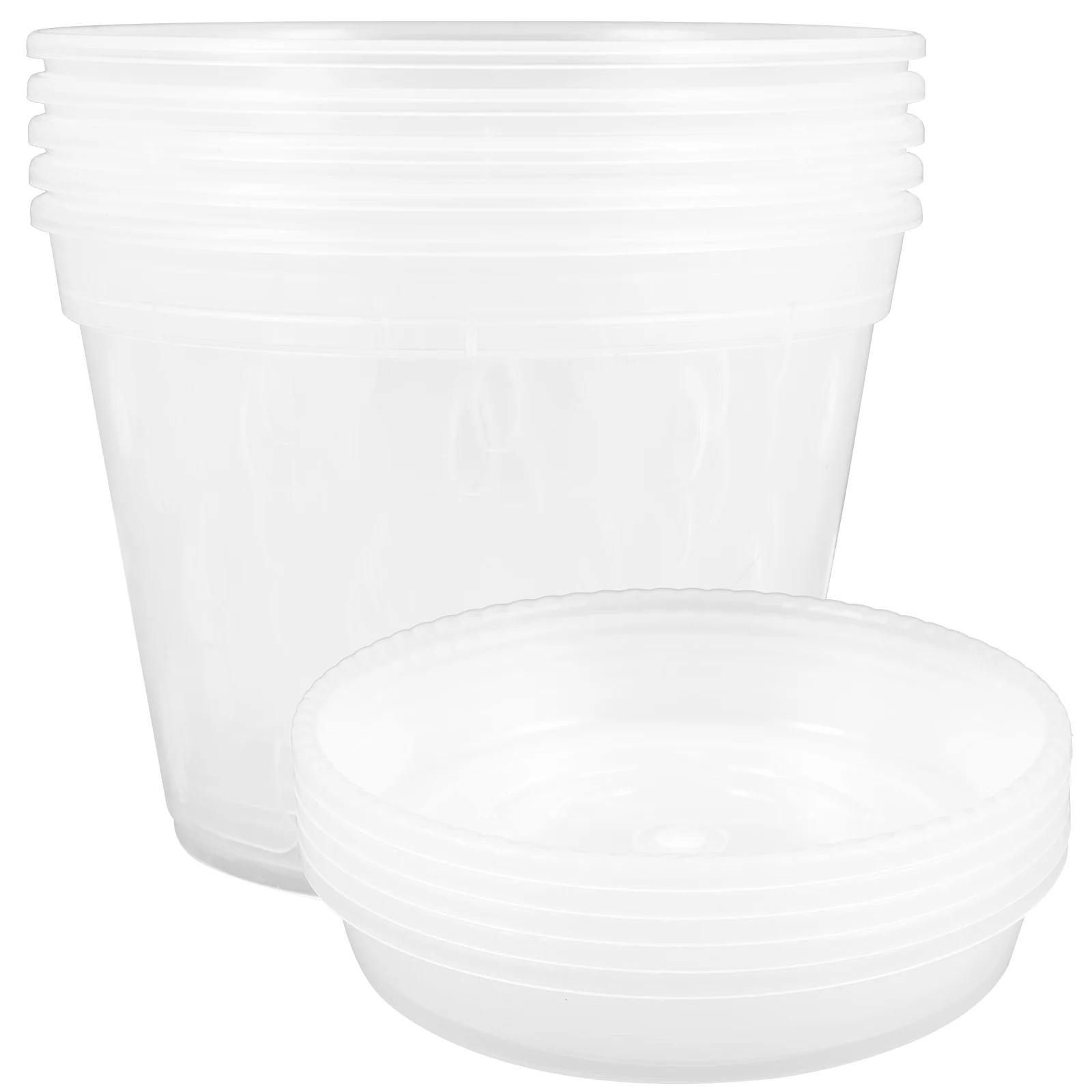 

5 set Root Control Plant Pots Plastic Flower Pot For Succulents Indoor Outdoor Hanging Planter Small Nursery Pot Garden