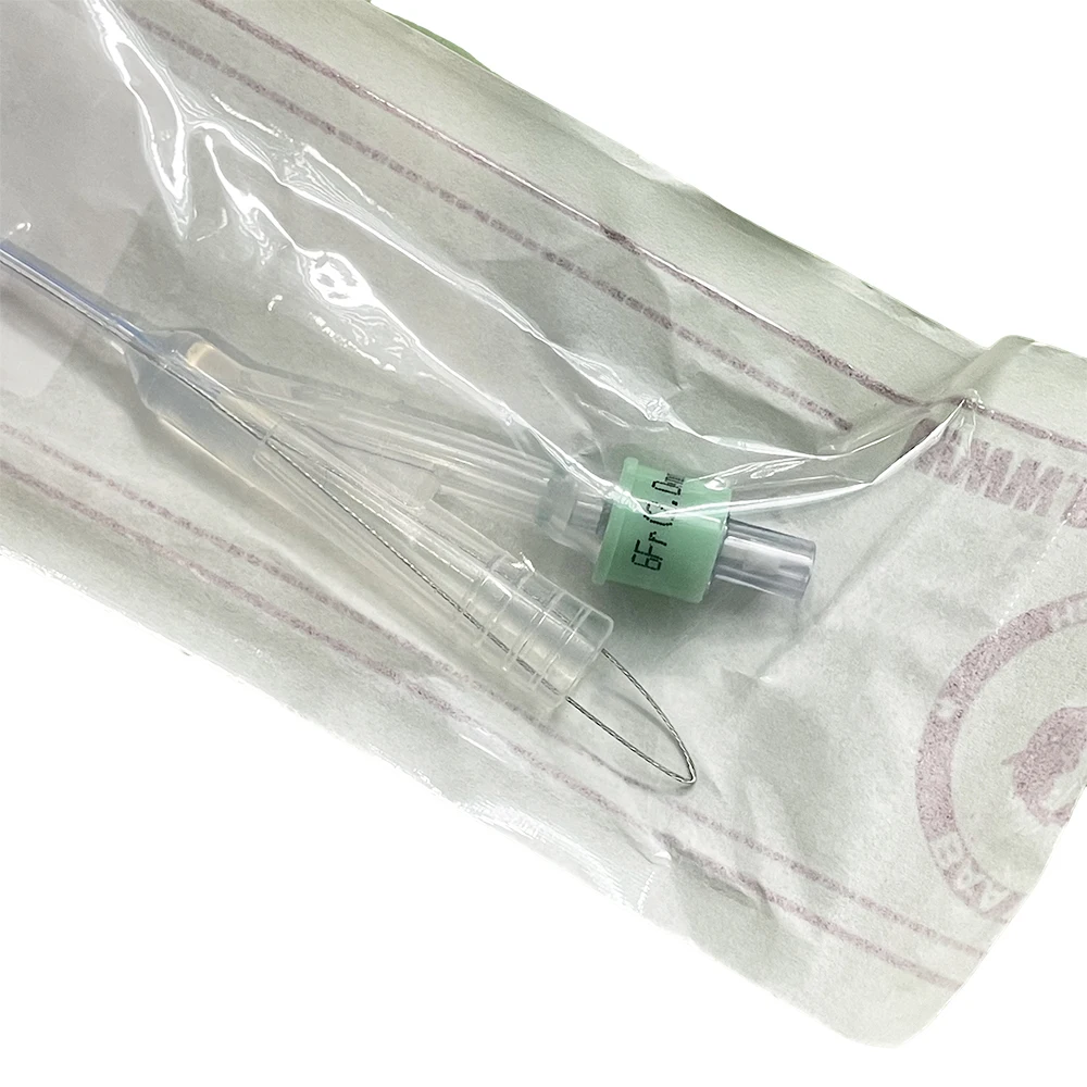 Dual-Lumen Silicone Catheter for Feline Cystostomy (6FR/8FR) - Medical-Grade Post-Surgical Urinary Drainage Tube for Cats