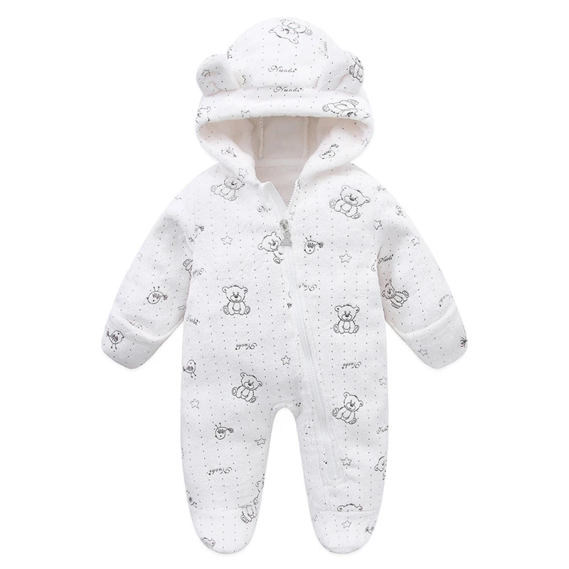 Newborn Baby Bodysuit Autumn and Winter Flannel Girls Rompers Newborn Clothes Soft Infant Clothing Set for Babies 0-12 Months