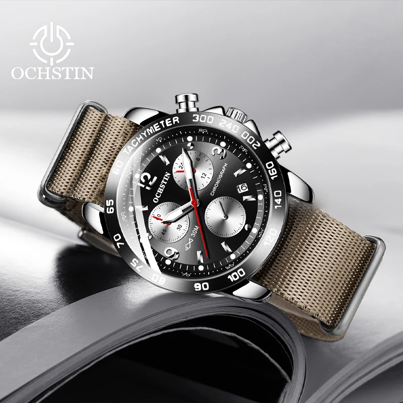 OCHSTIN2024 new genuine men\'s automatic watches men\'s quartz watches nylon fashion watches men\'s luxury watches