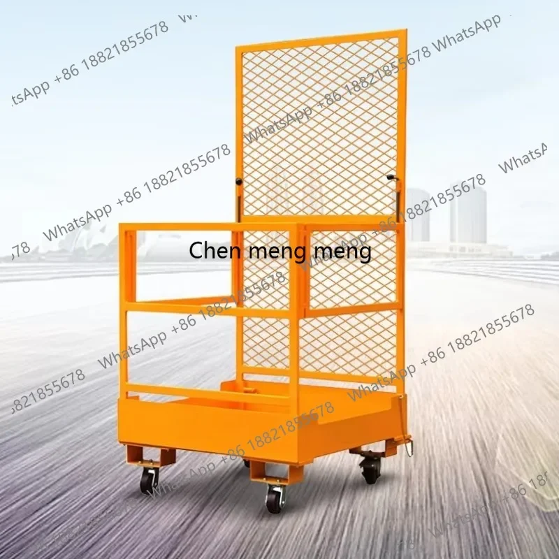 

New arrive Forklift Special Aerial Work Platform Guardrail Cage Protective Net with Bolt