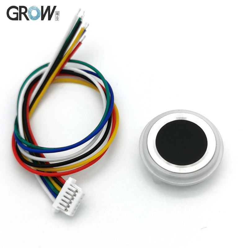 R557 circular capacitance fingerprint module with circular indicator light power supply 3.3V image dot matrix 160 * 160