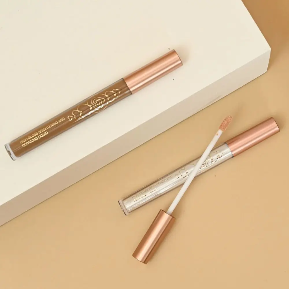 Portable Brightens Skin Eye Liquid Concealer Warm Tone Waterproof Face Contouring Stick Makeup Pen for Women Beauty