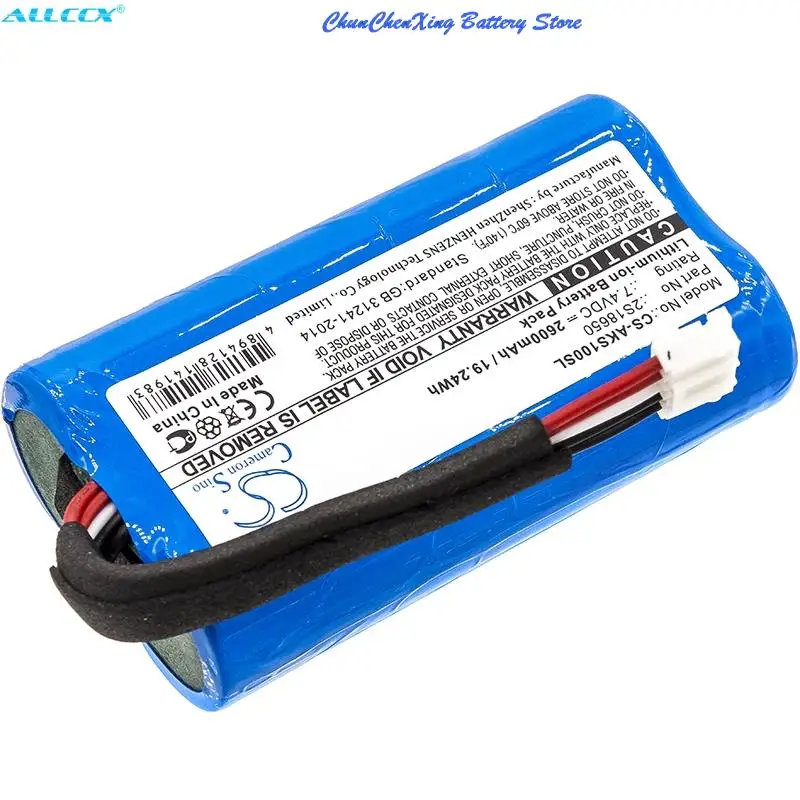 Cameron Sino 7.4V 2600mAh Speaker Battery 2S18650 for Anker SoundCore Boost +TOOL