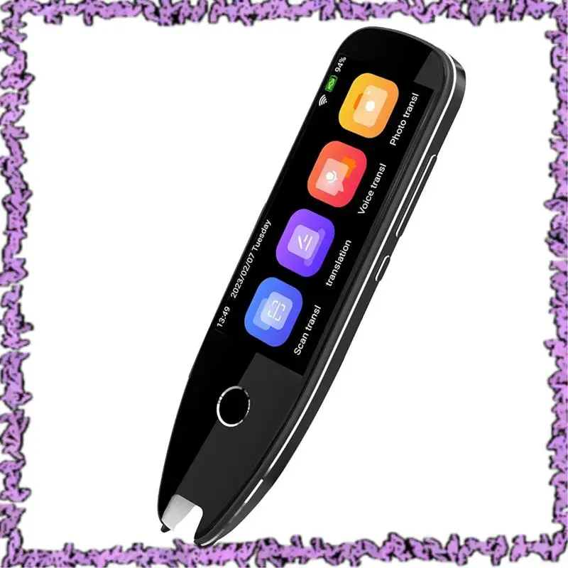 SCLL-Translation Pen Reading Tool, Text To Speech Scanning Reading Pen, Smart Pen With Voice And Photo Translation