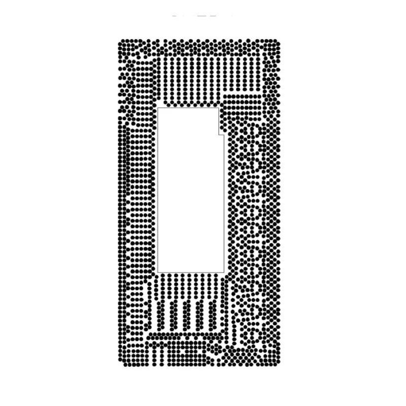 I5-1235U SRLFQ SRLFR I3-1215U SRLFT SRLFU 7305 SRLFX 8505 SRLFV SRLFW CPU 0.45MM BGA1744 BGA Stencil
