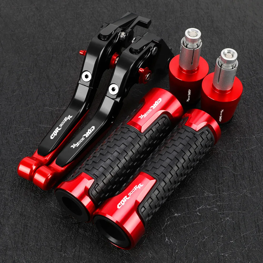 

For HONDA CBR900RR 1993 1994 1995 1996 1997 1998 1999 Motorcycle Adjustable Brake Clutch Levers Handlebar Grips Ends Accessries