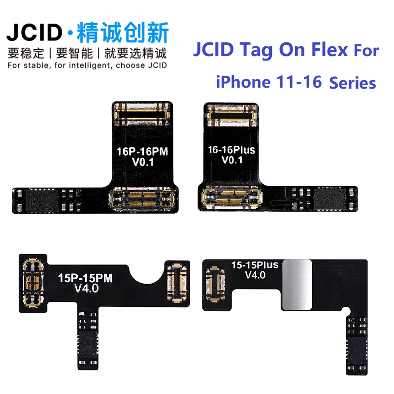 

JCID JC Original Tag On Battery External Repair Flex Cable For Phone 12 13 14 15 16 Pro Max No Pop Up Write Data V1SE Programmer