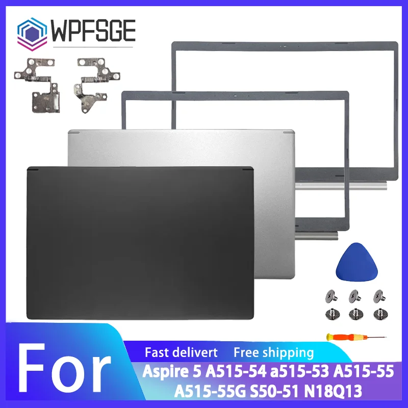 ل WPFSGE أسباير 5 N18Q13 A515-54 a515-53 A515-55 A515-55G S50-51 الأصلي المعادن LCD الغطاء الخلفي الغطاء العلوي 15.6 بوصة
