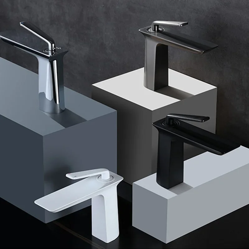 

Under Counter Basin Faucet Washbasin Faucet Mixed Hot & Cold Water Washbasin Taps Bathroom Decorating Accessories Copper
