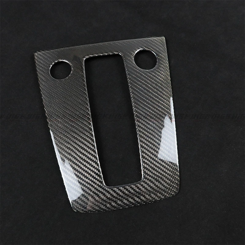 Dry Carbon Fiber Gear Position Panel Decoration Sticker Protects The Central Control Gear Frame For Audi S3 RS3 A3 8Y 2021-2022