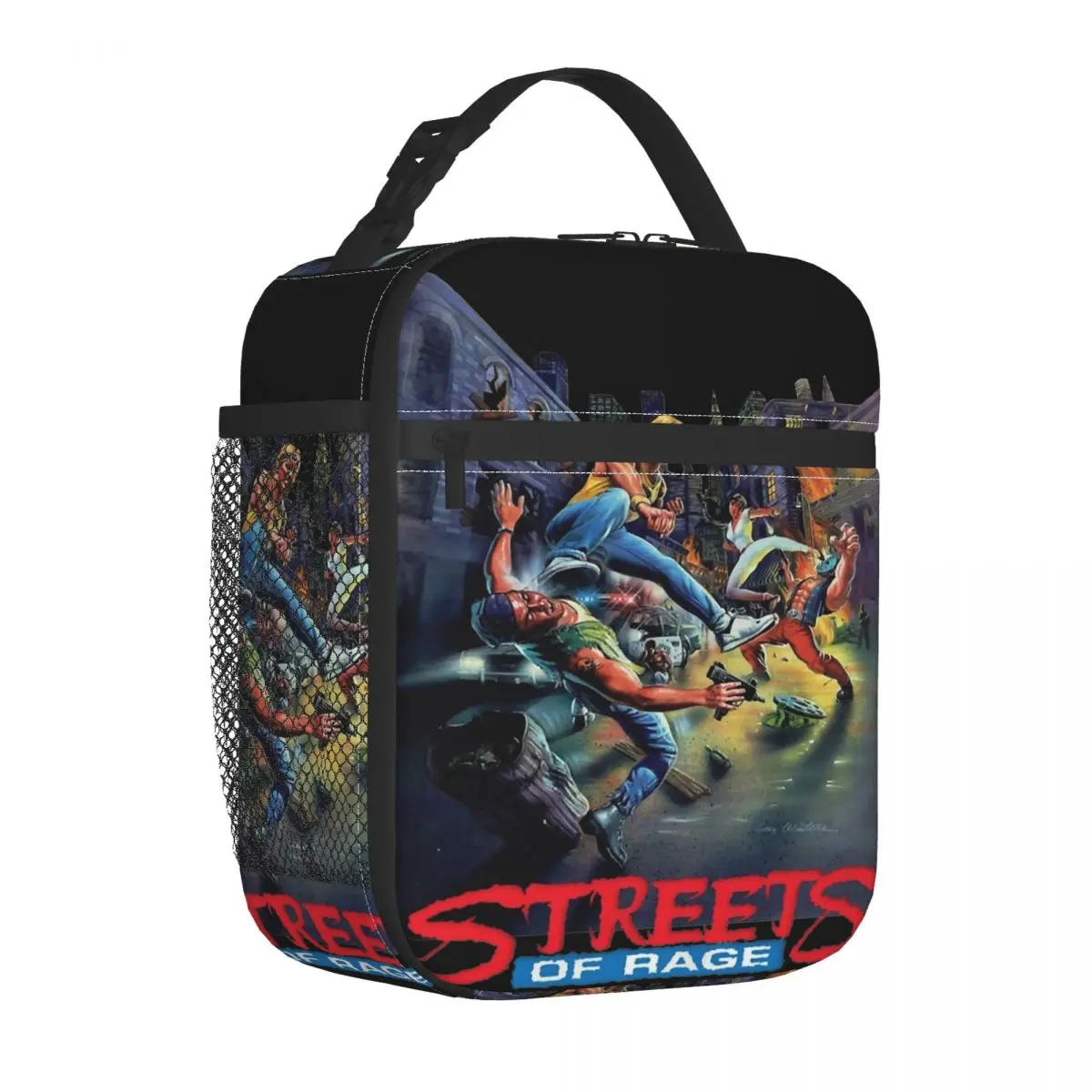 Streets Of Rage Fighting Game Insulated Lunch Bags Food Bag Portable Thermal Cooler Lunch Boxes For Picnic