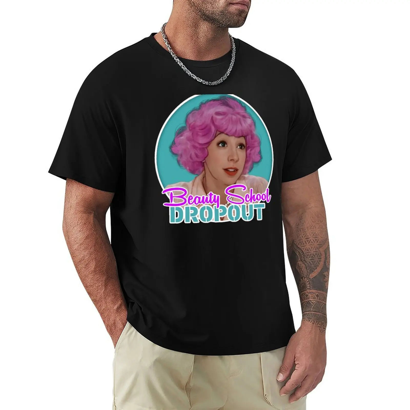 Grease - Camiseta Frenchy informal de manga corta que combina con todo