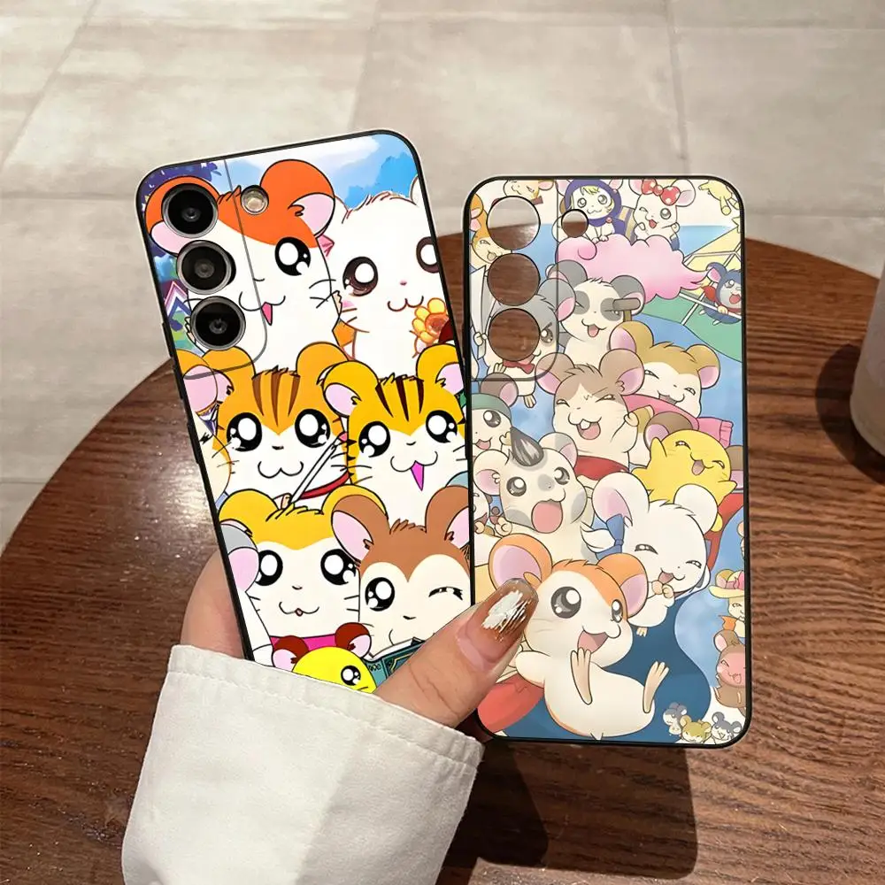 Hamtaro Cute Hamster Mouse Phone Case For Samsung S26 S24 Ultra S25 S23 Fe S22 S21 A57 A17 A37 A16 A54 A34 A53 Back Cover