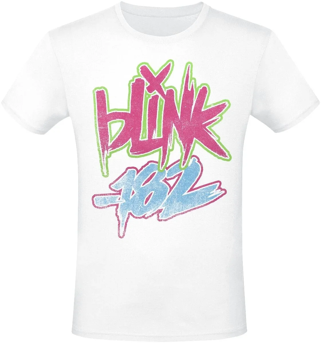 Blink 182 Alien Party Print Cotton T-shirt Men Women Pop Punk Band Boombox Alien Unisex Short Sleeve Casual Tee