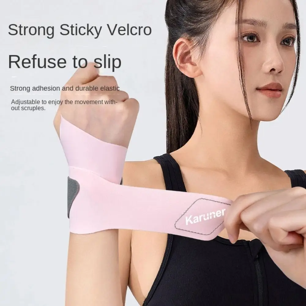 Spandex Sport Wrist Guard Wrist Sprain Tendonitis with Fastener Tape Wristband Ultra Thin Wrist Support Brace