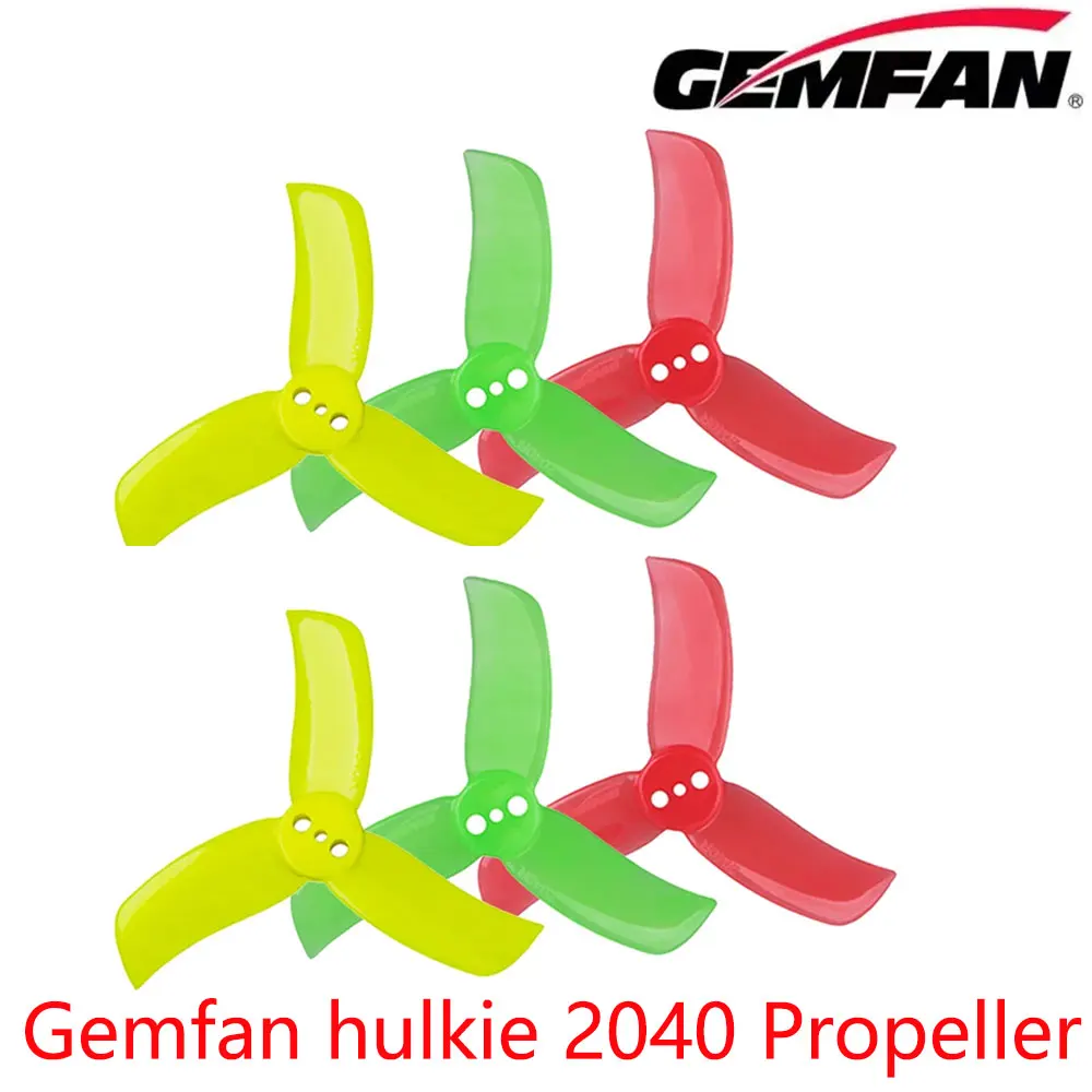 4 Paar Gemfan Hulkie 2040 Mini CW CCW Propeller 3 Blätter für Mini RC Multirotor FPV Racing Props