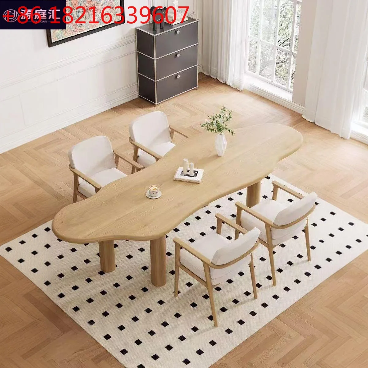 YAO Nordic living room large desk bedroom desk simple modern student study table home