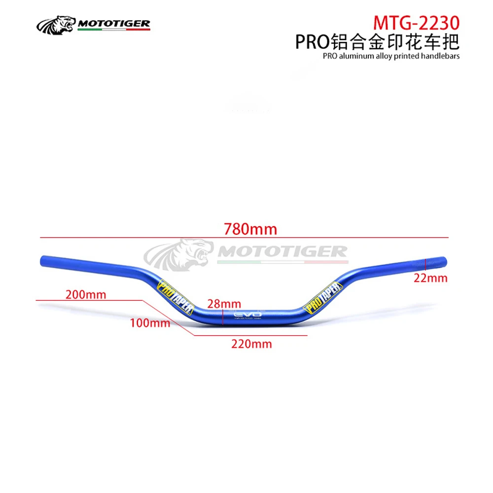 Motorrad 28mm 1-1/8 "Lenker Fat Bar Für KTM SX SXF EXC Honda CRF Suzuki Yamaha YZ YZF kawasaki KLX Universal Dirt Pit Bike – Detail 2