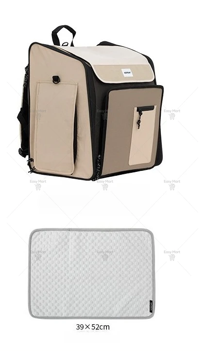 Pet Bag Cat Dog Tent Bag with Cat Nest Large Capacity Go Out Portable Breathable Double Shoulder Cat Bag