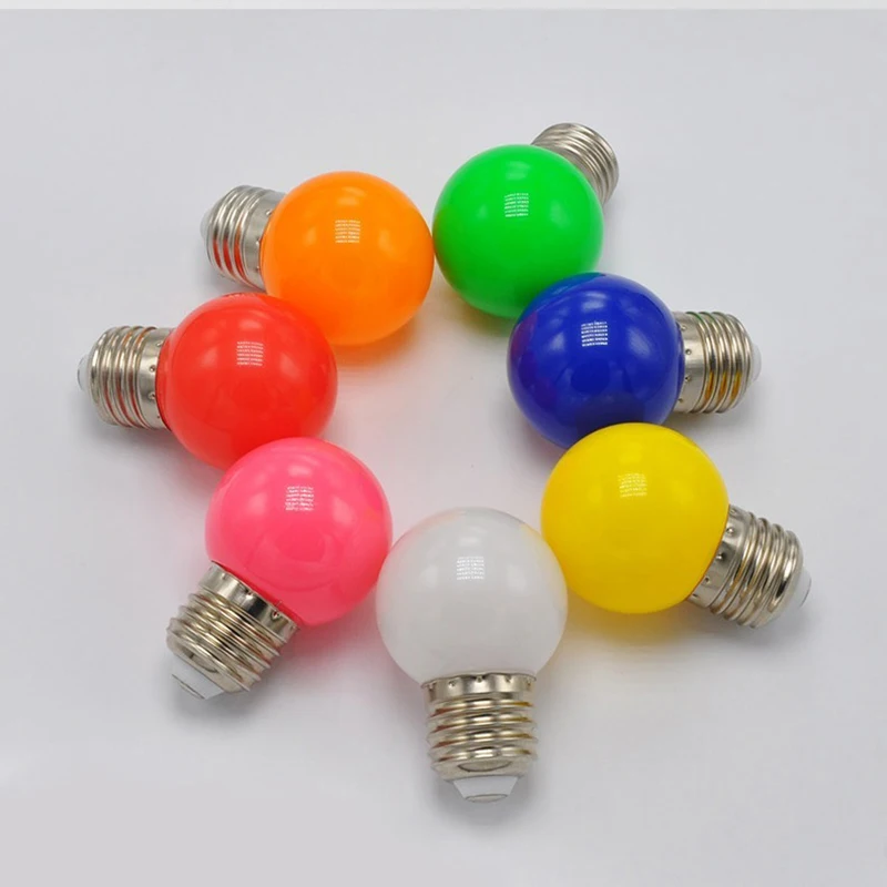 E27 12V 24V 220V Festival Colorful LED Bulb for Celebration Christmas New Year Decoration