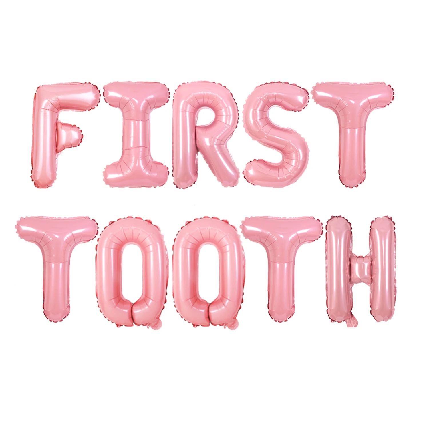 First Tooth 1st Birthday Party Decorations,First Tooth Balloon Banners Tooth Shape Balloon for First Birthday Party Supplies