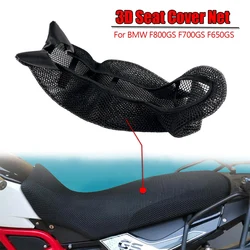 For BMW F800GS F700GS F650GS Rear Seat Cowl Cover 3D Mesh Net Waterproof Sunproof Protector F800 F700 F650 GS Motor Accessories