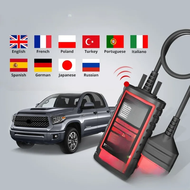 Versione multilingue all'estero, guasto per auto, strumento diagnostico, strumento diagnostico per guasti per auto