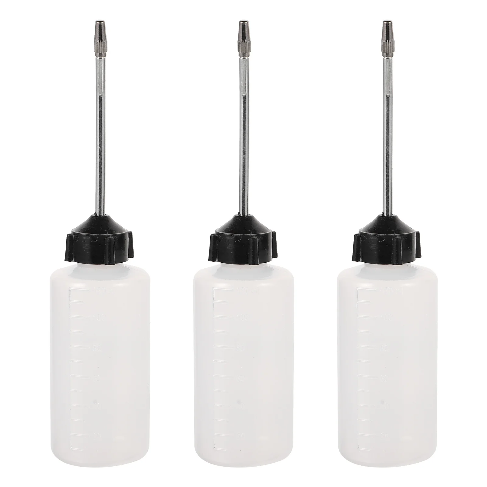 زجاجة زيت لآلة الخياطة، موزع زيت دقيق مع فوهة طويلة، ملحق طقم مزيتة بلاستيكية متينة #3